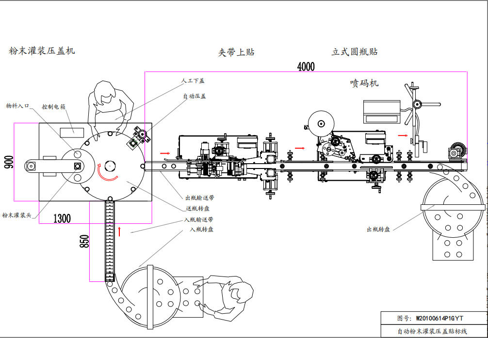 轉(zhuǎn)盤(pán)式粉劑灌裝旋蓋機(jī)